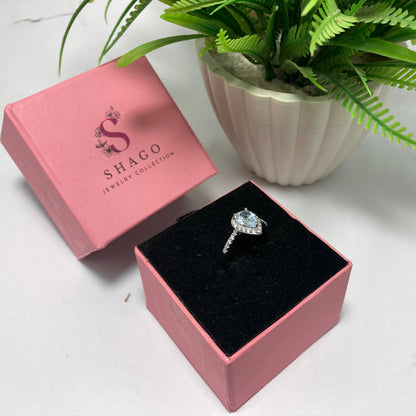 Silver Stone Ring