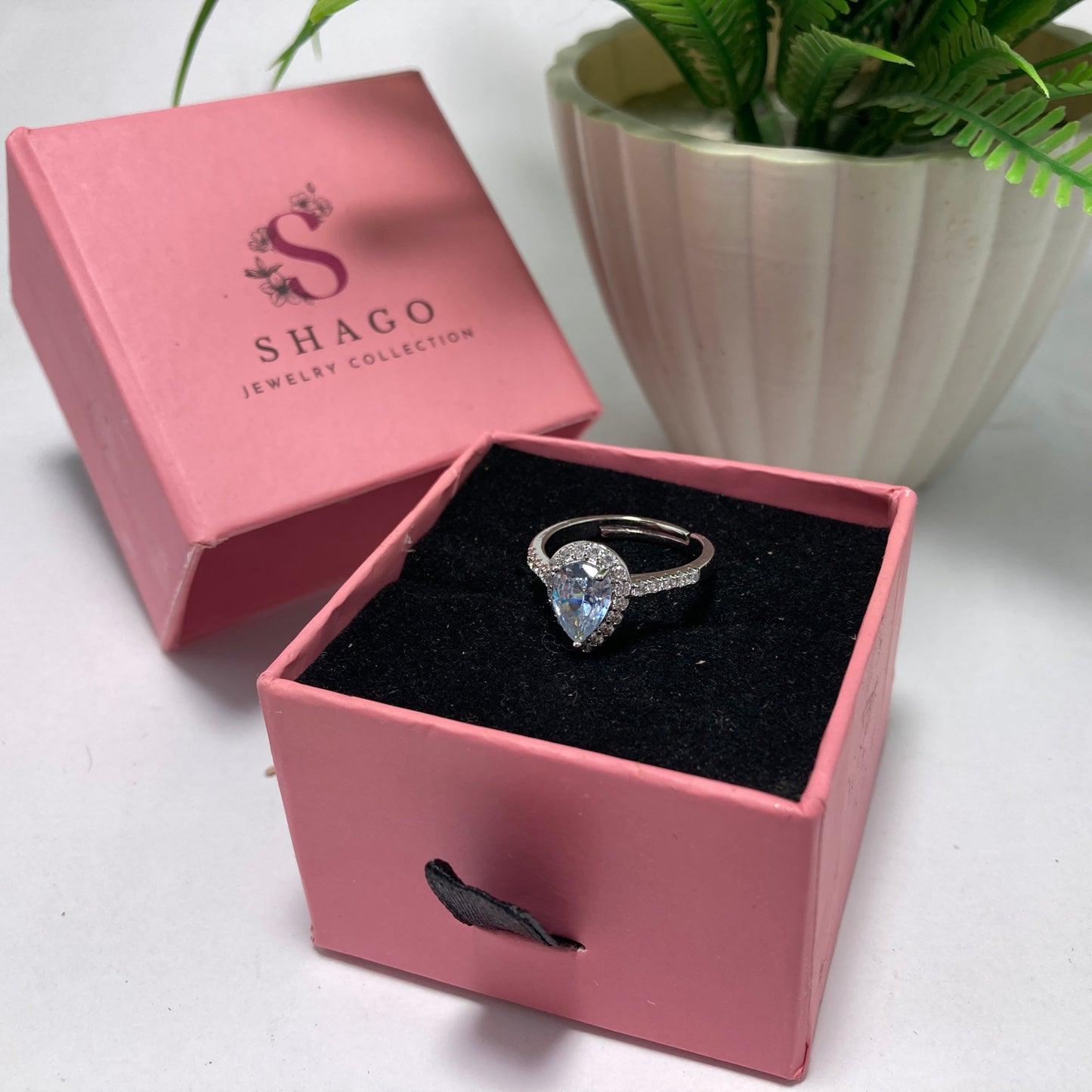 Silver Stone Ring