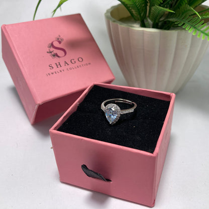 Silver Stone Ring