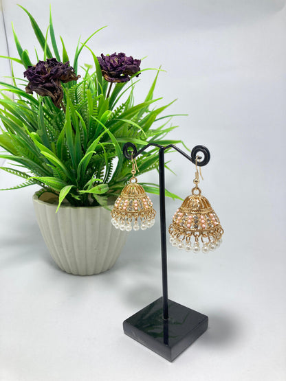 Simple Golden Jhumka