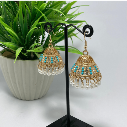 Simple Golden Jhumka